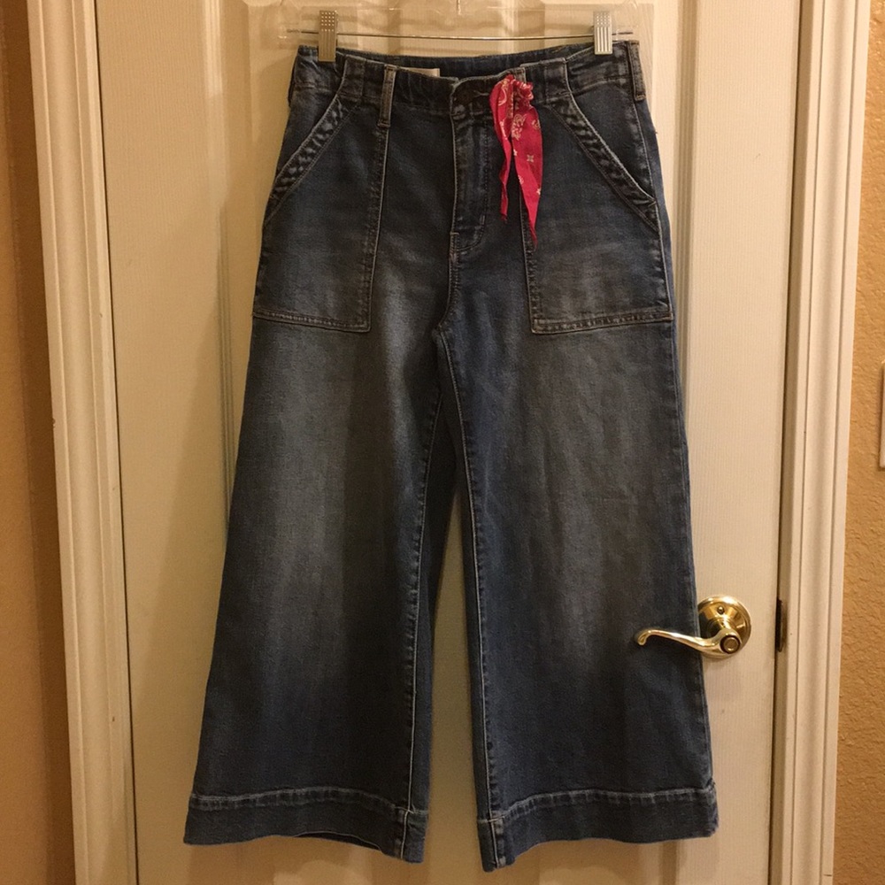 Anthropologie Denim Culottes